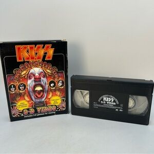 Kiss Psycho Circus 3-D Video 1998 VHS & Sleeve (No Glasses Or CD) Rare Limited